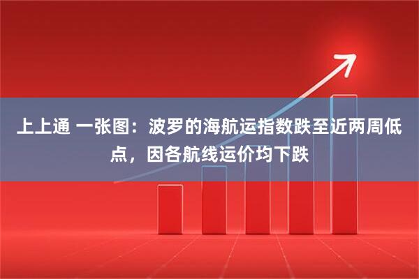 上上通 一张图：波罗的海航运指数跌至近两周低点，因各航线运价均下跌