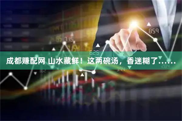 成都赚配网 山水藏鲜！这两碗汤，香迷糊了……